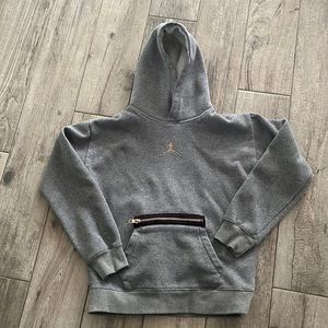 EUC Jordan Jumpman fleece lined hooded sweatshirt, sz L